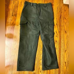 Cabela’s Forest Green Dry-Plus wool cargo pant. 38R